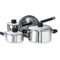 Innova Kitchen Basics Stainless Steel 7 Piece Set Cookware
